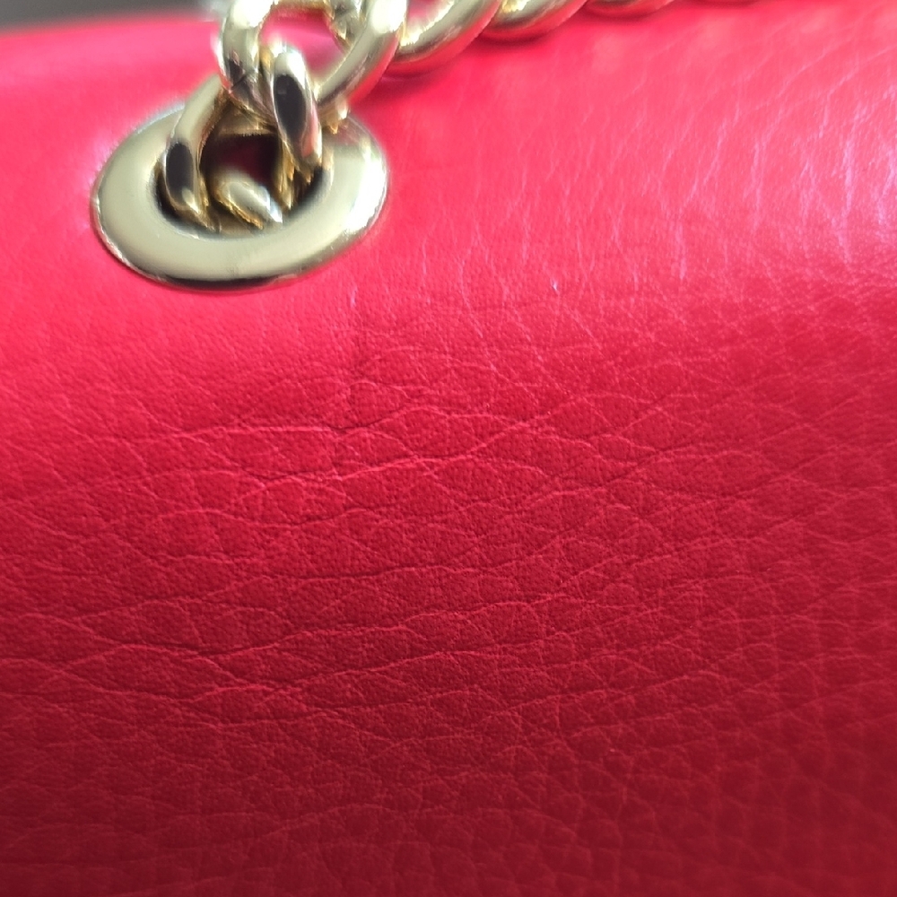 Michael Kors Orange and Brown Fulton Shoulder Bag, Preowned - Picture 13 of 15